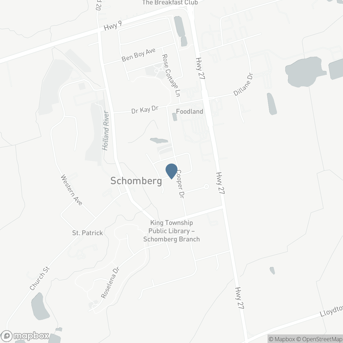 12 DR. JONES DRIVE, Schomberg, Ontario L0G 1T0